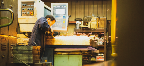 池田鉄工所　作業風景